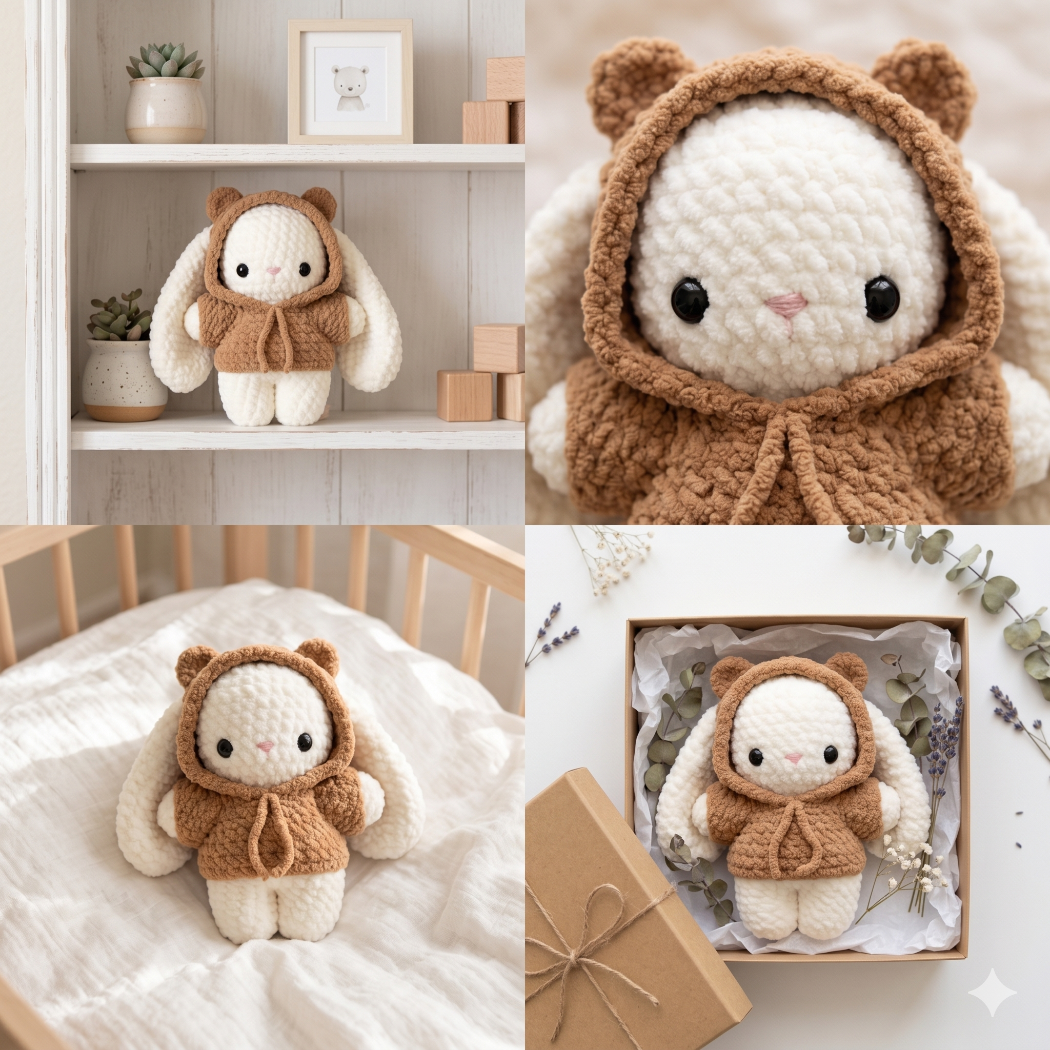 10 in 1 Baby Bunny in Clothing Crochet Pattern Bundle 2