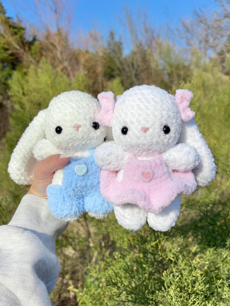 10 in 1 Baby Bunny in Clothing Crochet Pattern Bundle 2
